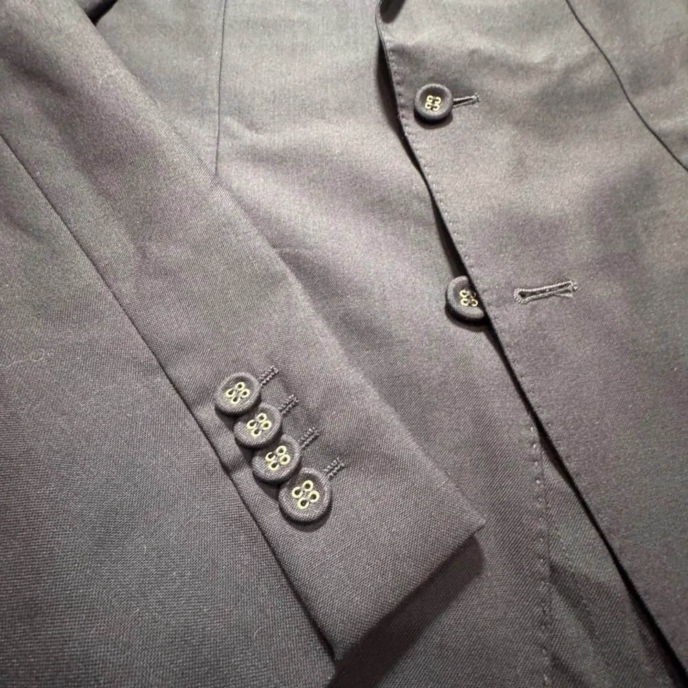 Officine Generale Blazer Mens 38 Blue Wool Arthus Quiet Luxury Sport Coat Jacket